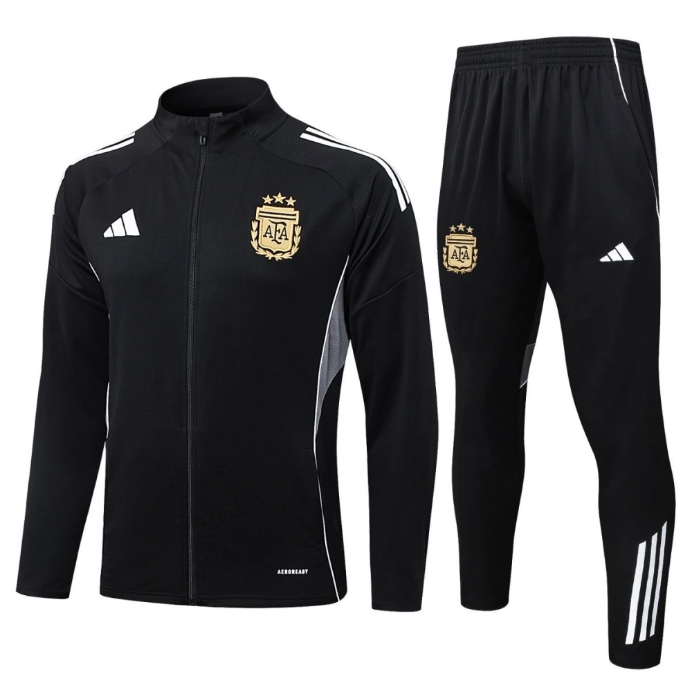 Argentina Training Kit (Jacket+Pants) Black 2025