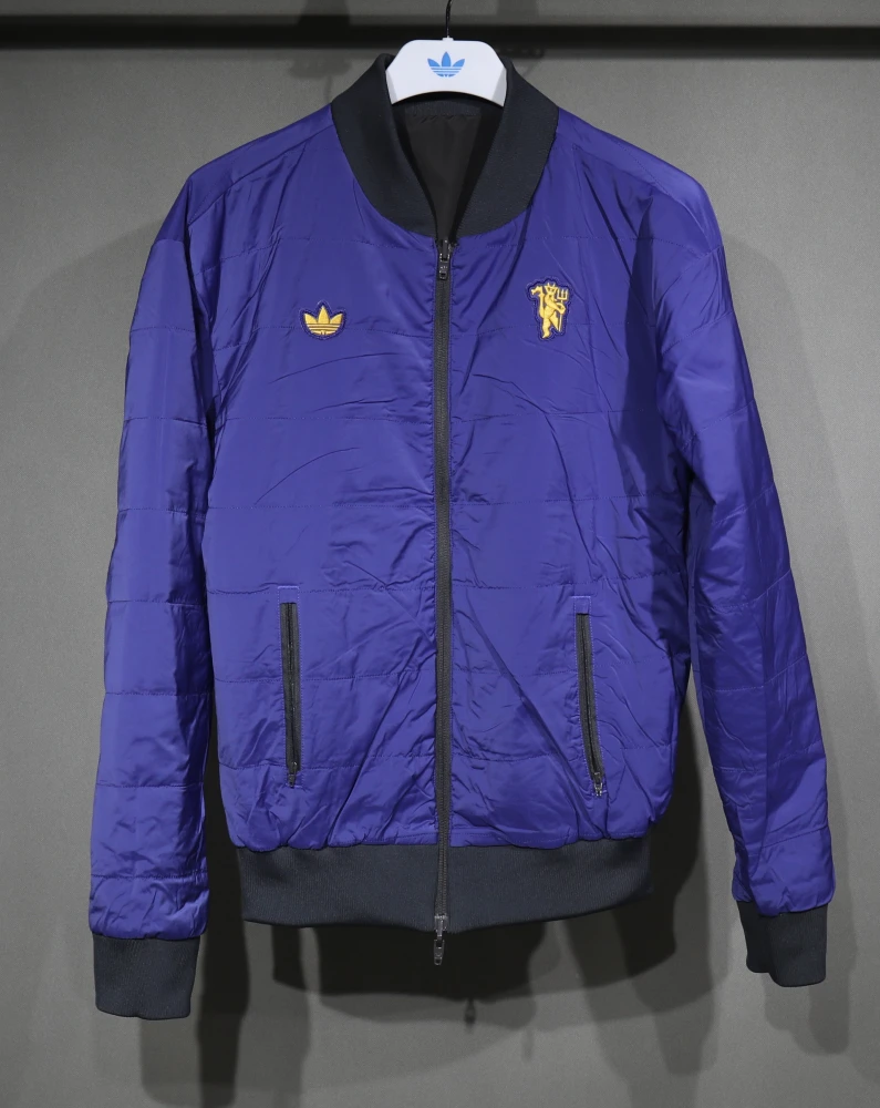 Manchester United Terrace Icons Reversible Double-Sides Cotton Windbreaker Jacket 2025-26