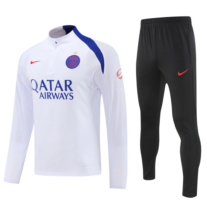 PSG Training Kit (Sweatshirt+Pants) White 2025/26