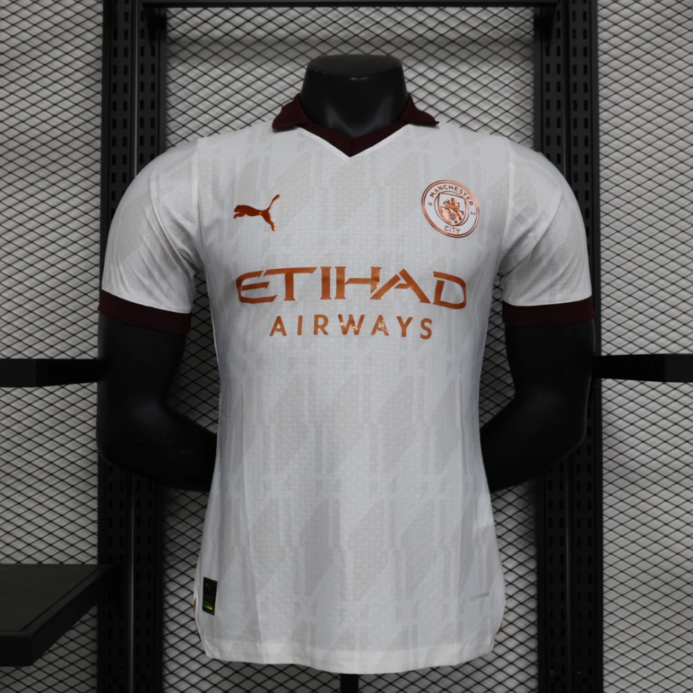 Manchester City Authentic Football Jersey Away Shirt 2023/24
