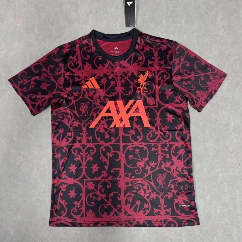 Liverpool Football Jersey Pre-Match Custom Shirt 2025/26