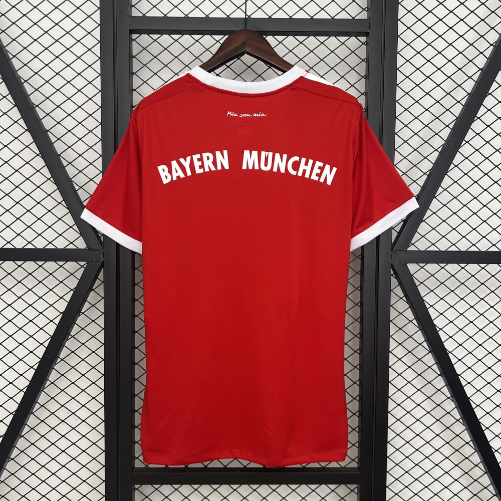 Bayern Munich Retro Jersey Home Soccer Shirt 2017-2018