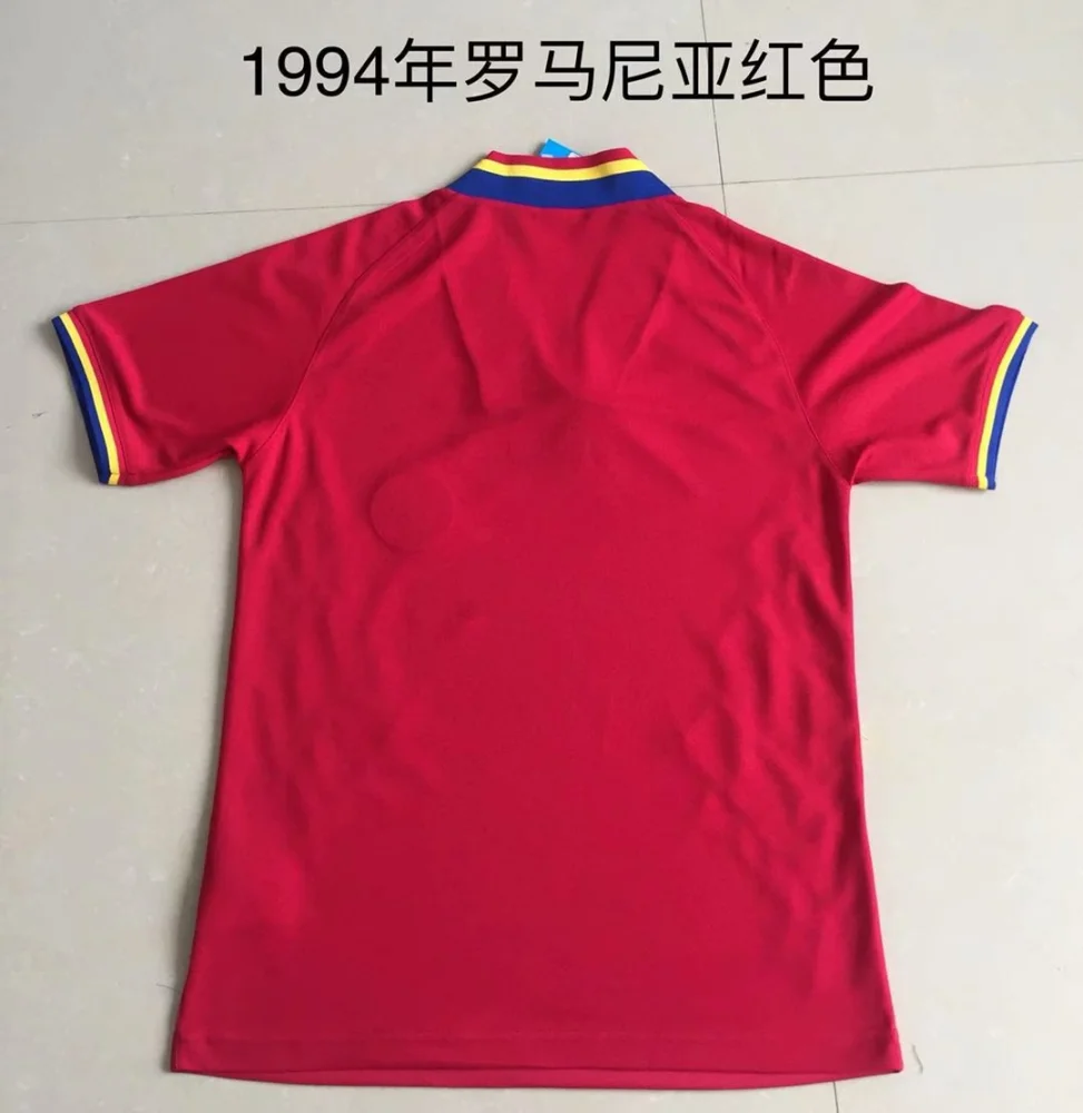 Romania Soccer Jersey Away Retro Jersey 1994