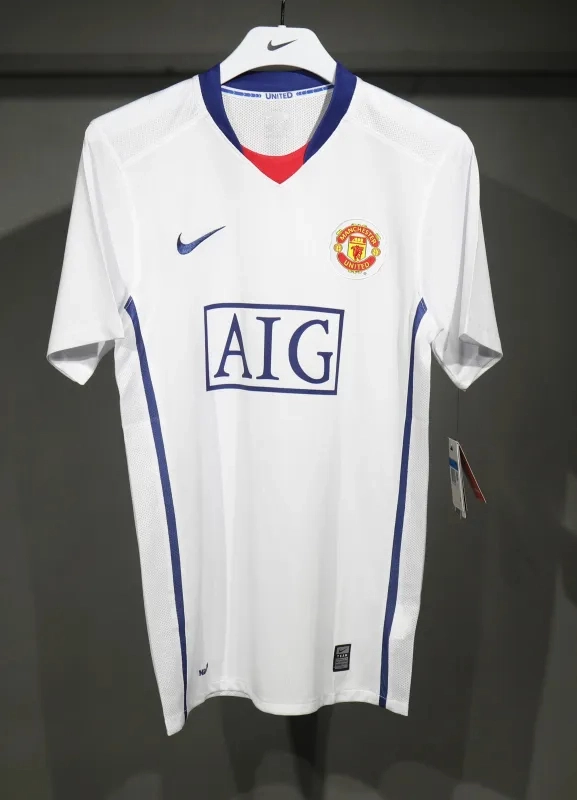 Manchester United Retro Authentic Away Football Jersey Shirt 2008/09