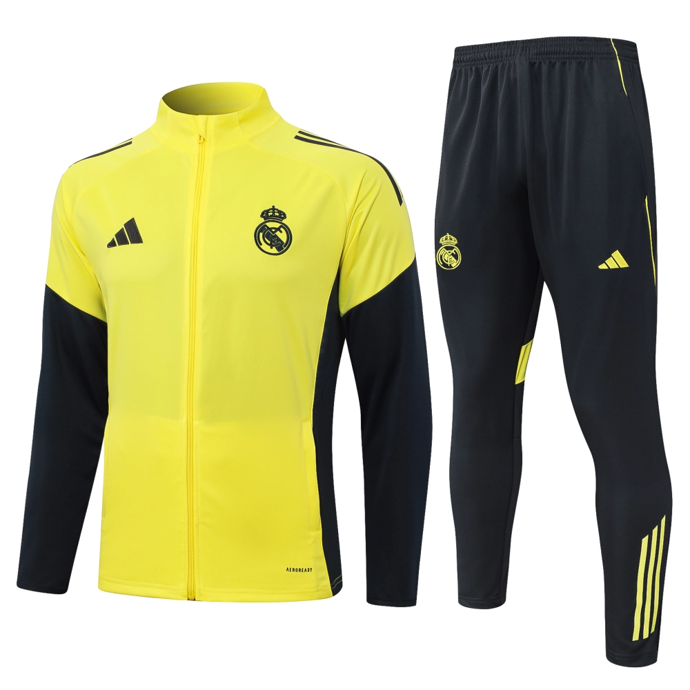 Real Madrid Training Kit (Jacket+Pants) Yellow 2025/26
