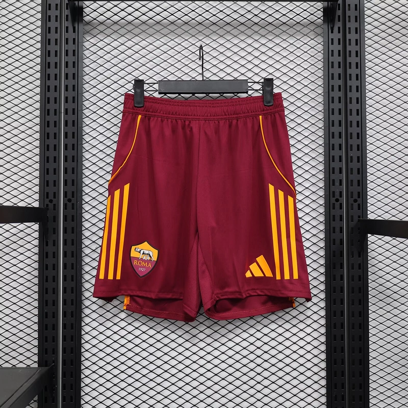 Roma Authentic Soccer Jersey Home Shorts 2025/26