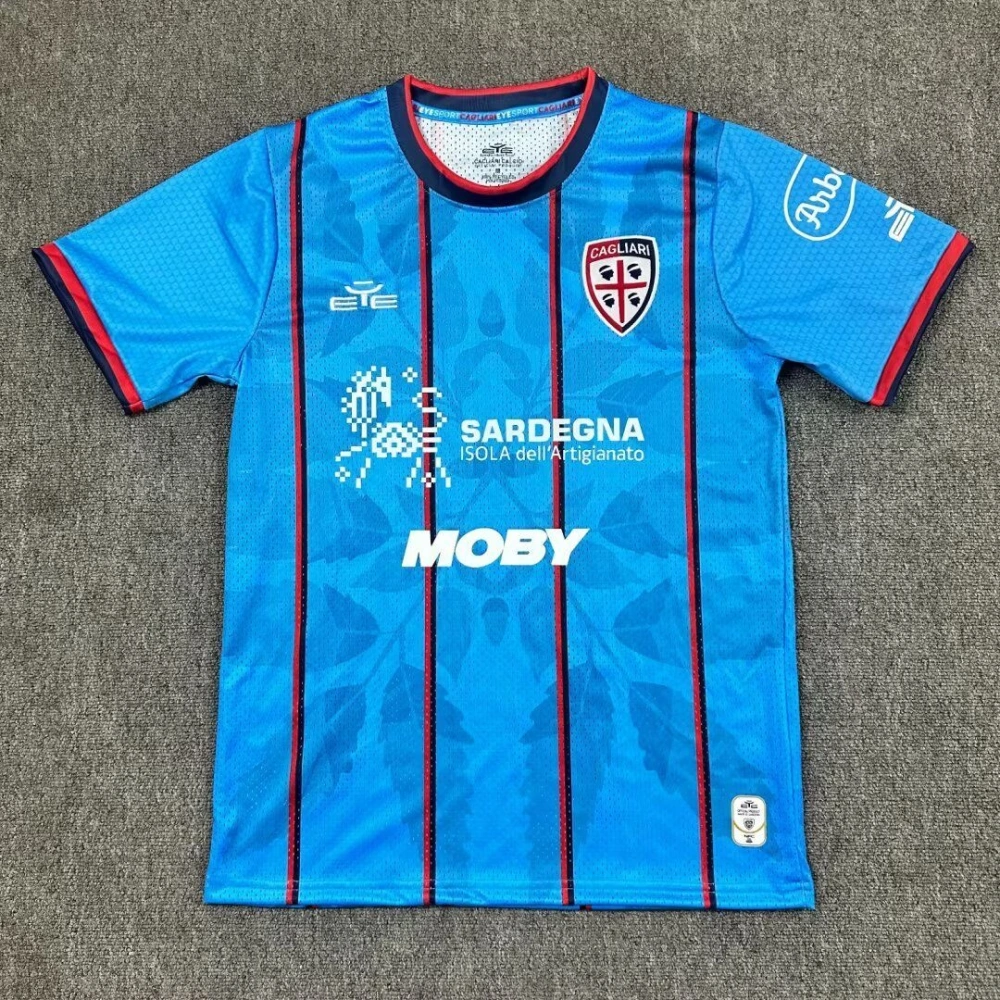 Cagliari Third Away Football Jersey Custom Shirt 2025/26