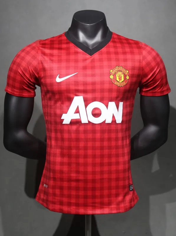 Manchester United Authentic Retro Home Football Jersey Shirt 2012/13