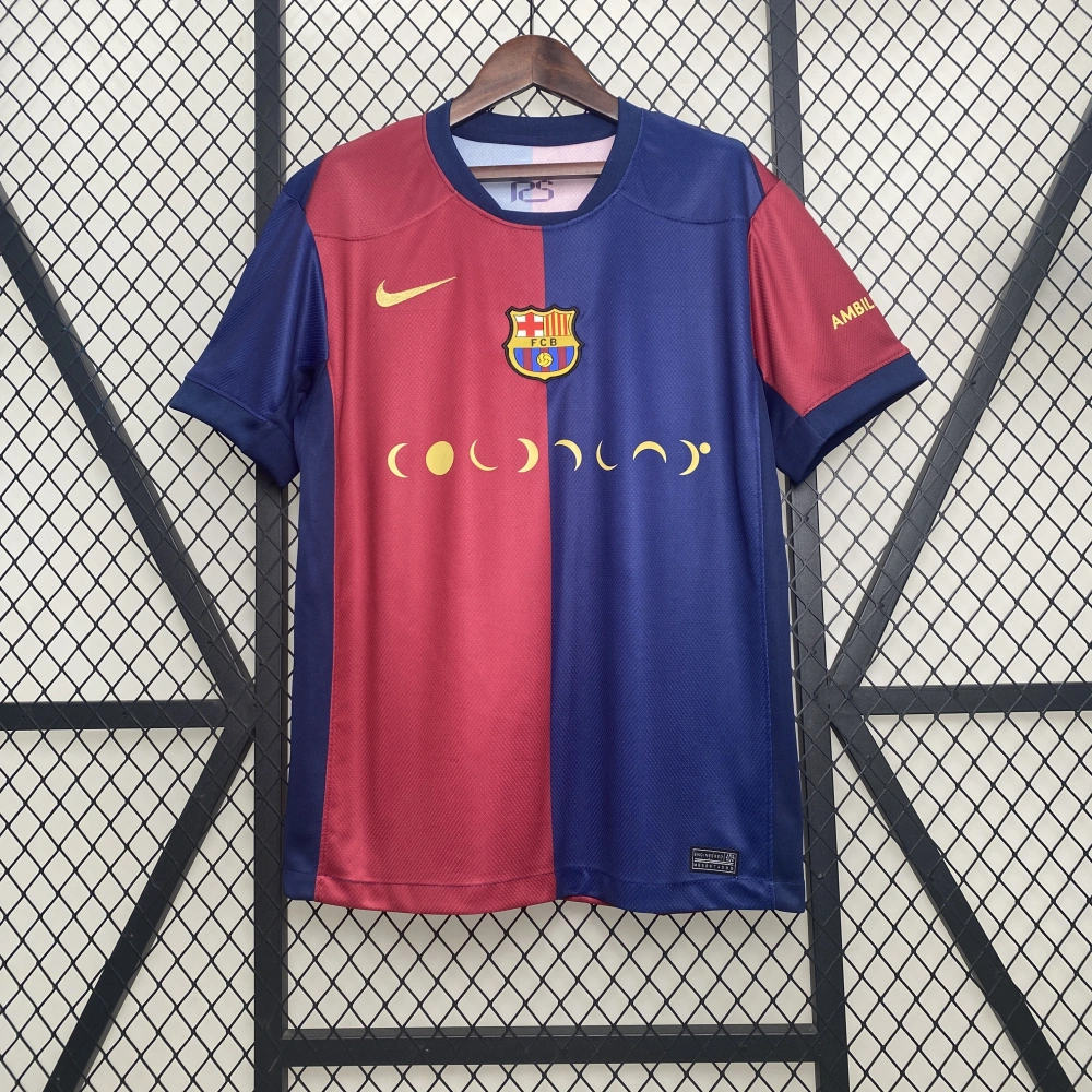 Barcelona Home Soccer Jersey x Coldplay Shirt 2024/25