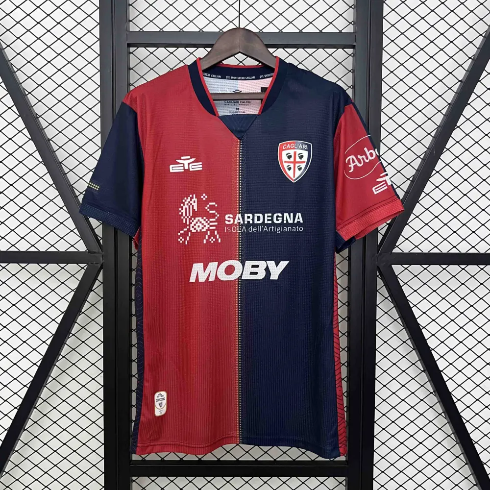 Cagliari Home Football Jersey Custom Shirt 2024/25
