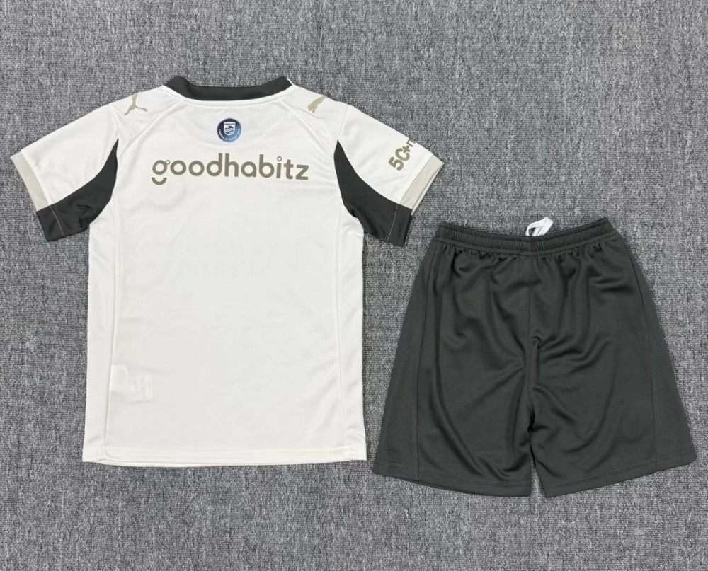 PSV Eindhoven Football Jersey Third Away Kids Kit Jersey+Shorts 2025/26