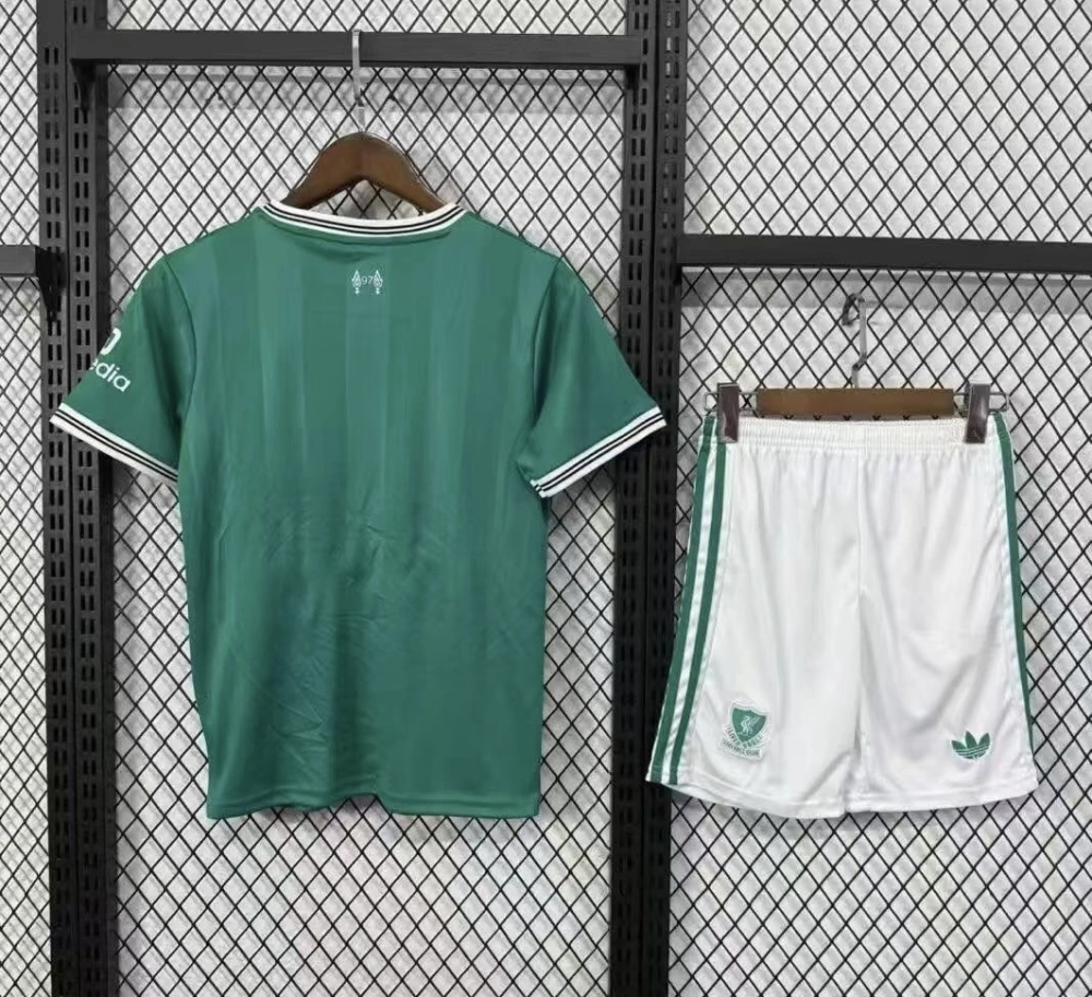 Liverpool Football Jersey Third Away Kids Kit Jersey+Shorts 2025/26