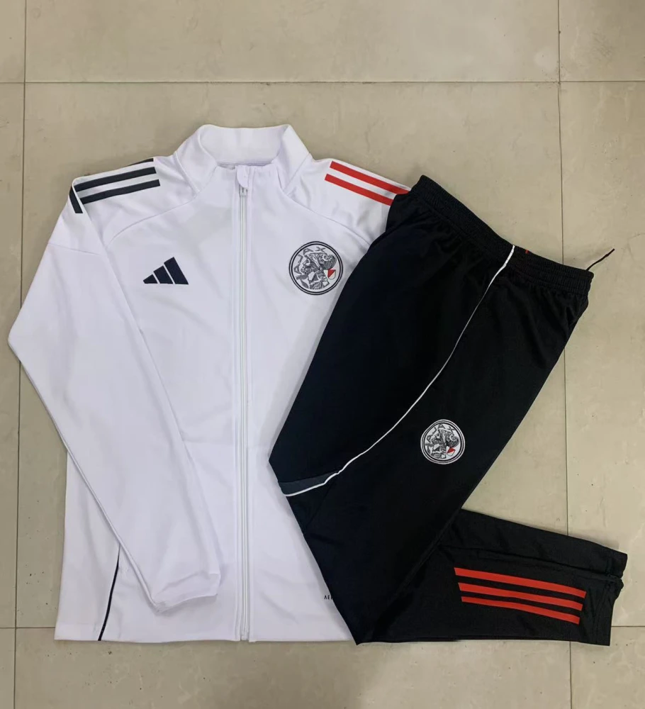 Ajax Training Kit (Jacket+Pants) White 2025/26