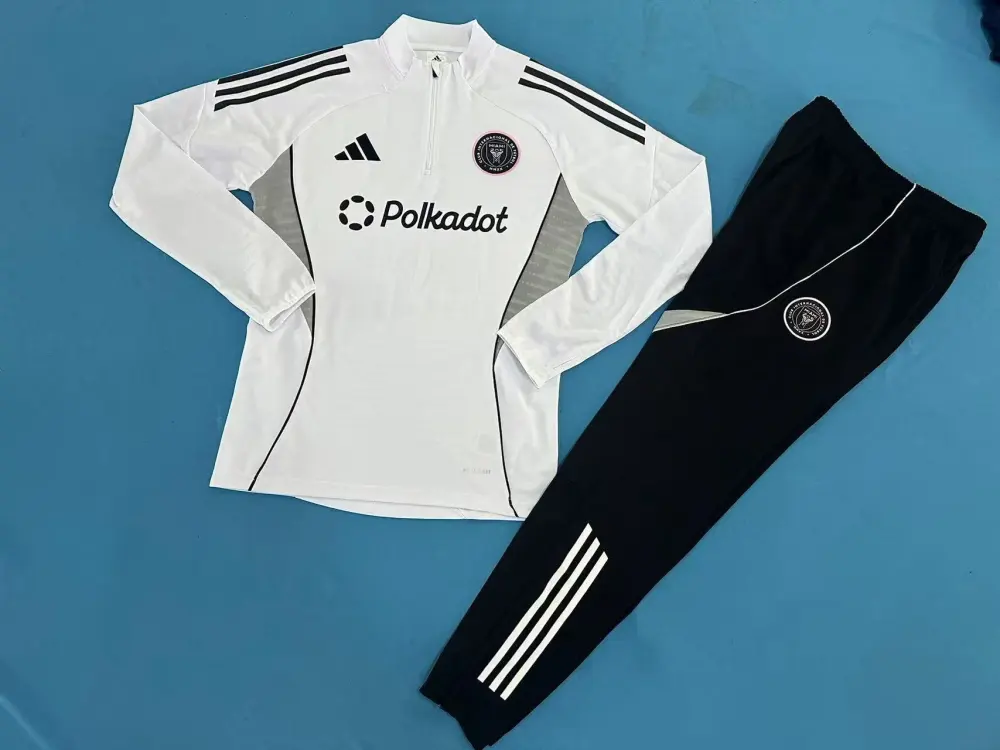 Inter Miami Authentic Training Kit (Sweatshirt+Pants) White 2025 - Player Version
