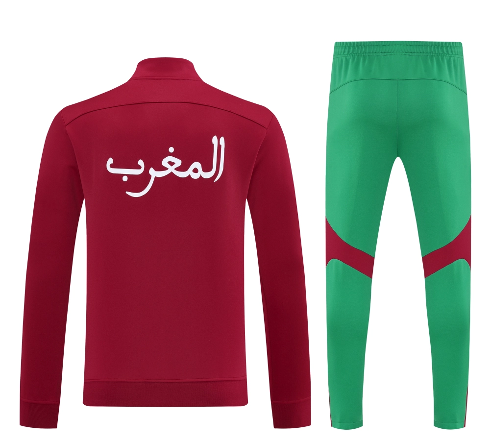 Morocco Training Kit (Jacket+Pants) Red 2025