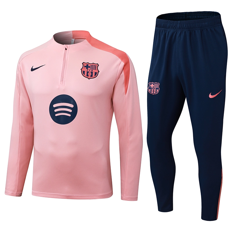 Barcelona Training Kit (Sweatshirt+Pants) Pink 2025/26
