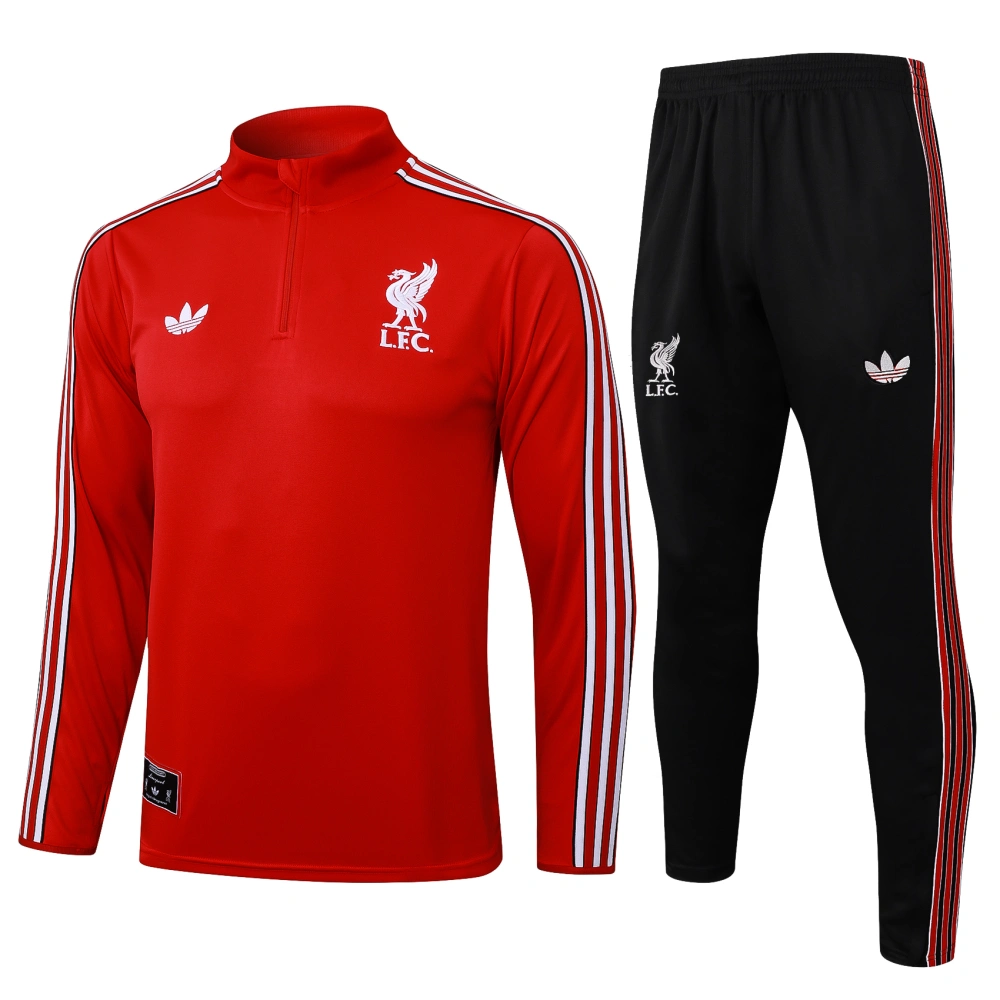 Liverpool Training Kit (Sweatshirt+Pants) Red 2025/26