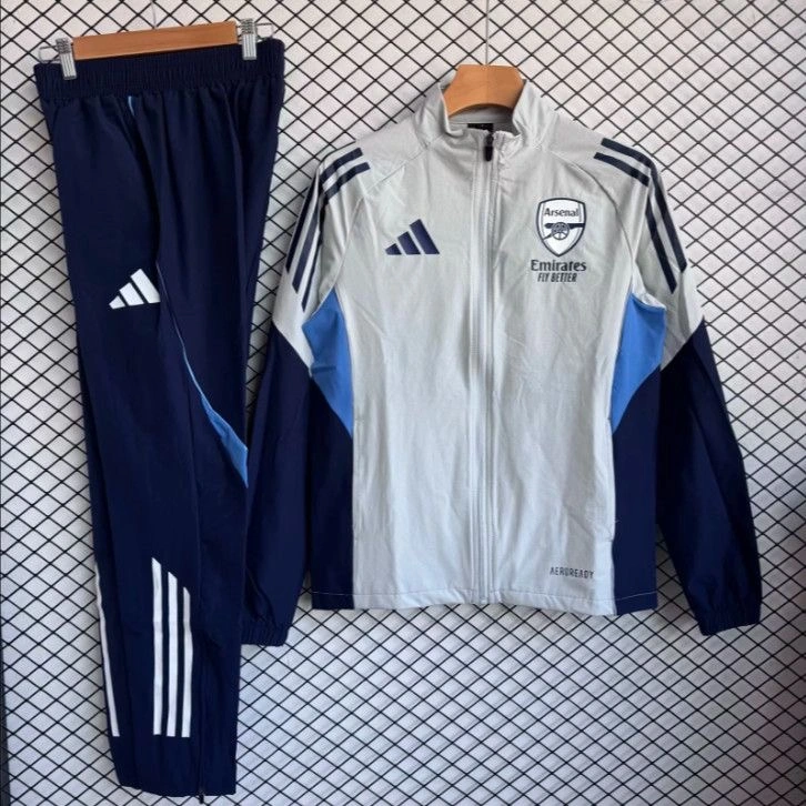 Arsenal Windbreaker With Pants Gray 2025/26