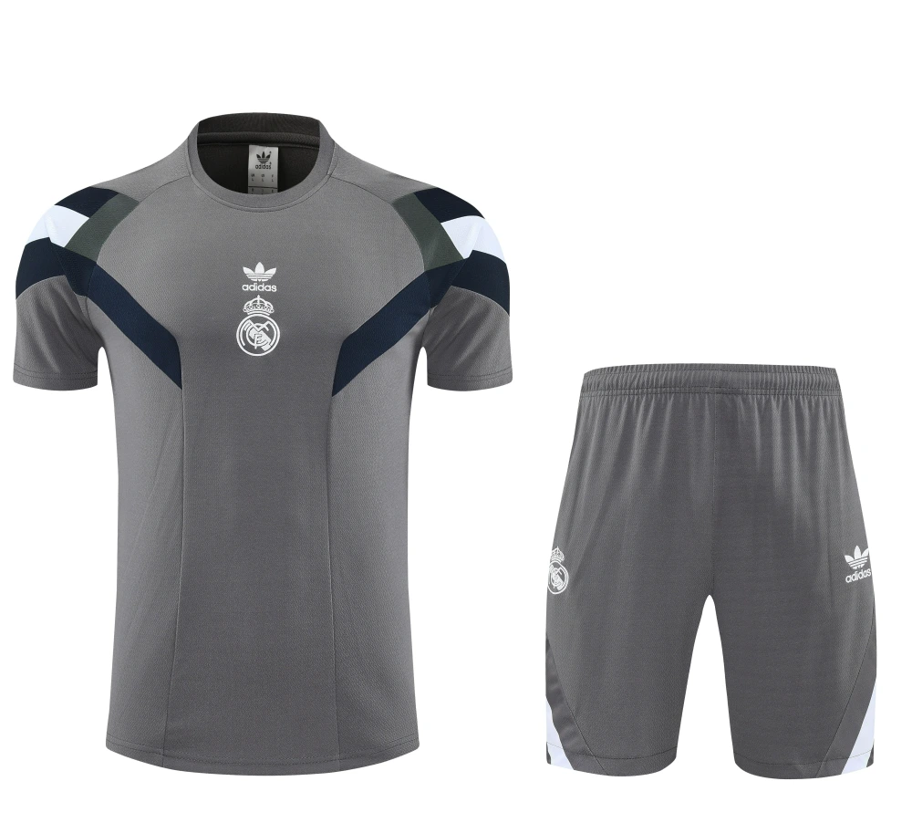 Real Madrid Training Jersey Kit Gray 2025/26
