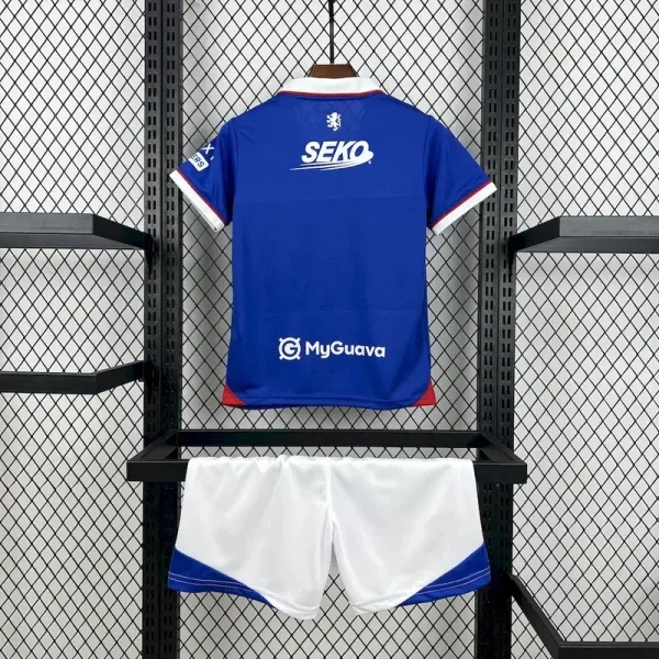 Rangers FC Soccer Jersey Home Kids Kit Jersey+Shorts 2025/26
