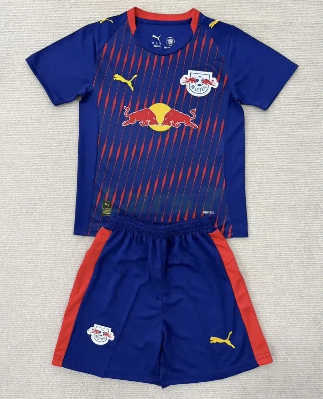 RB Leipzig Football Jersey Away Kids Kit Jersey+Shorts 2025-26