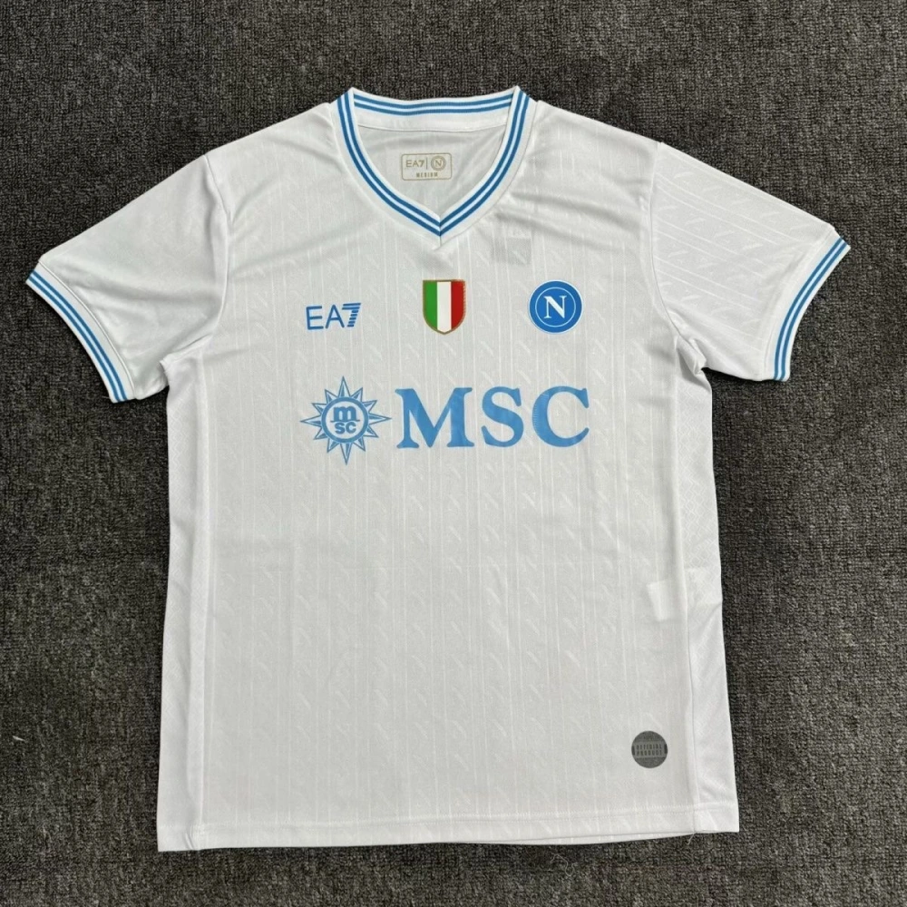 Napoli Soccer Jersey Away Custom Shirt 2025-26 - Champions League