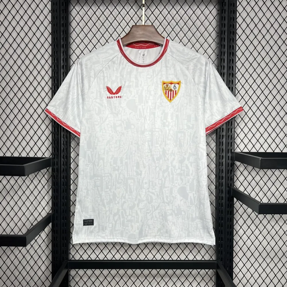 Sevilla FC Soccer Jersey Home Custom Shirt 2024/25