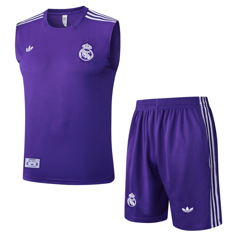 Real Madrid Sleeveless Training Kit Purple 2025/26