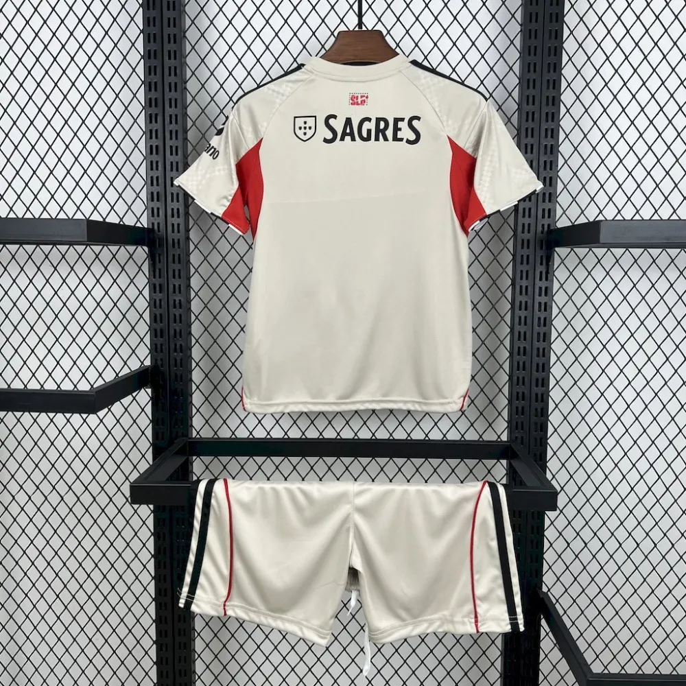 Benfica Soccer Jersey Away Kids Kit Jersey+Shorts 2025/26