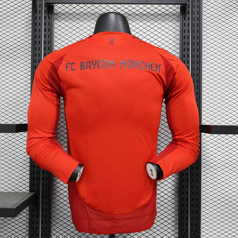 Bayern Munich Home Jersey Long Sleeve Player Version 2024/25