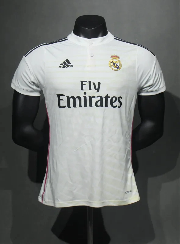 Real Madrid Authentic Retro Jersey Home Soccer Shirt 2014/15