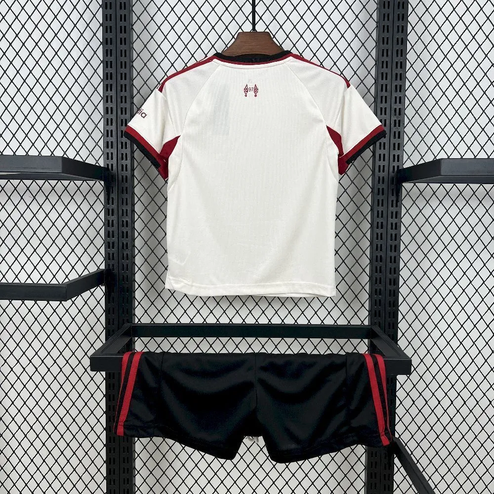 Liverpool Football Jersey Away Kids Kit Jersey+Shorts 2025/26