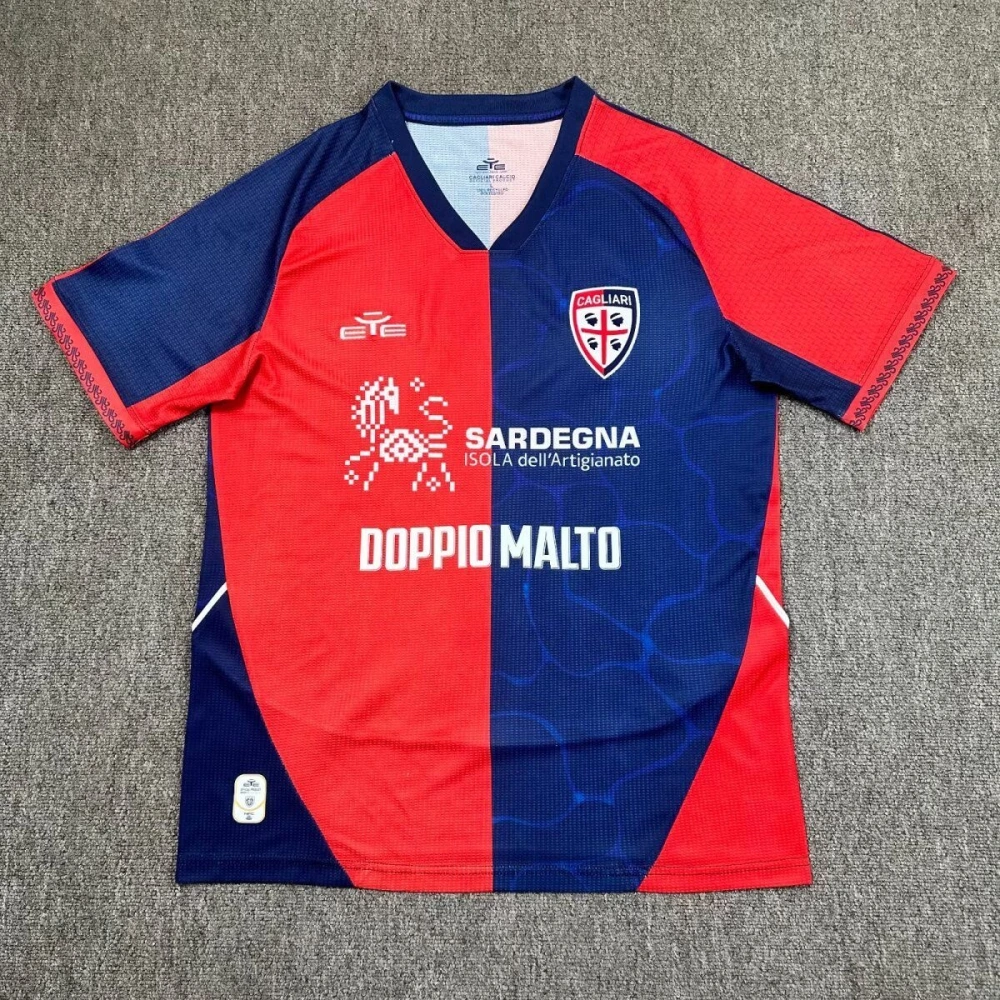 Cagliari Home Football Jersey Custom Shirt 2025/26