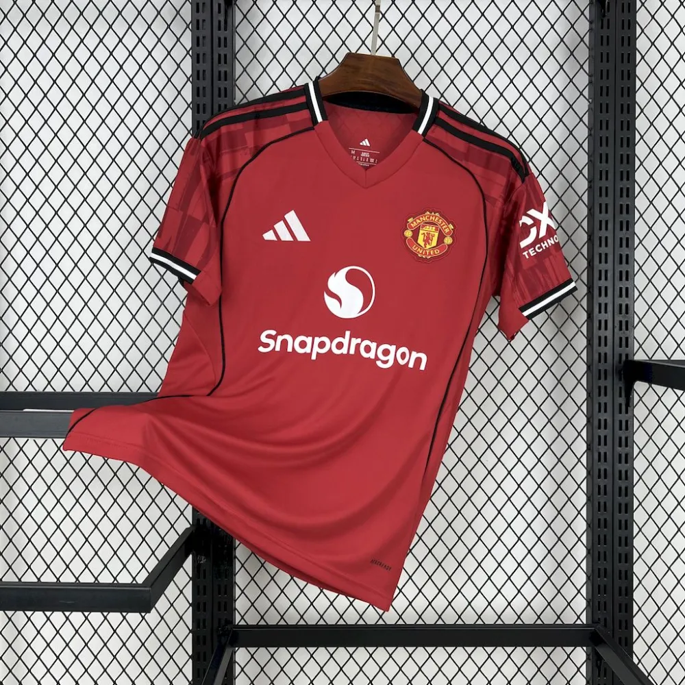 Manchester United Home Football Jersey Shirt 2025/26