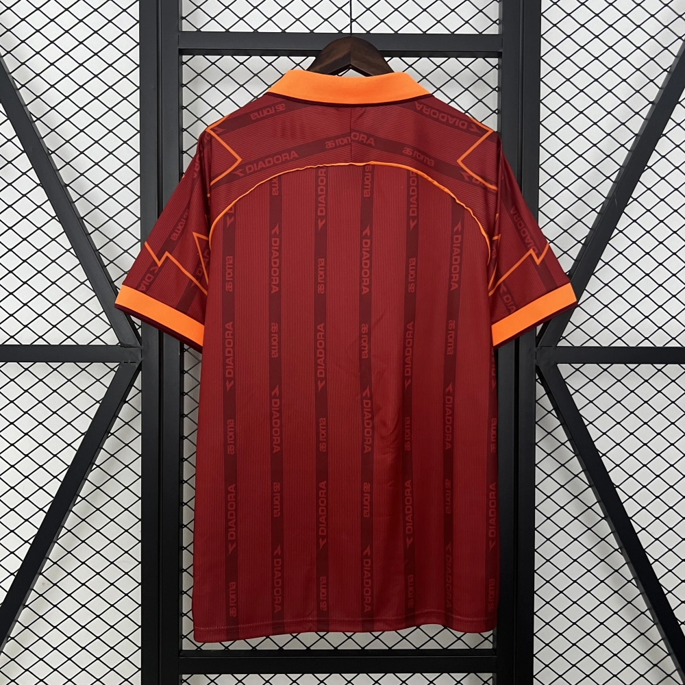 Roma Retro Soccer Jersey Home Custom Shirt 1999/00