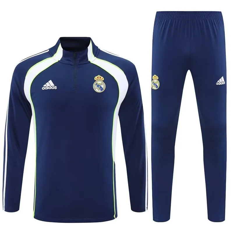 Real Madrid Retro Training Kit (Sweatshirt+Pants) Royalblue 2025/26