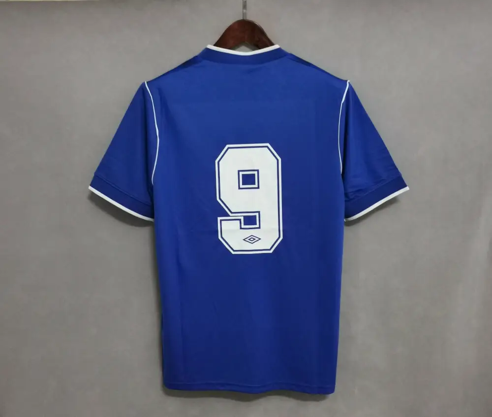 Everton Retro Football Jersey Home Custom Shirt 1986/87