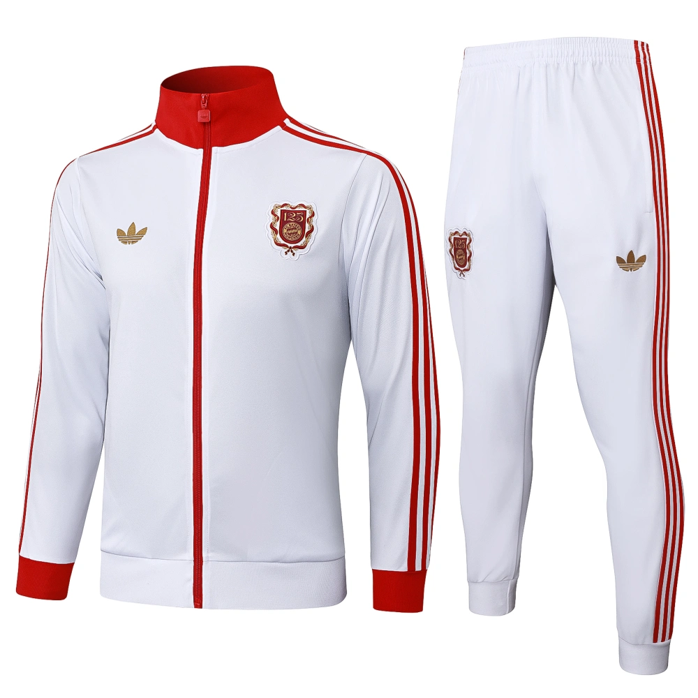 Bayern Munich Training Kit (Jacket+Pants) White 2025/26 - 125th Anniversary