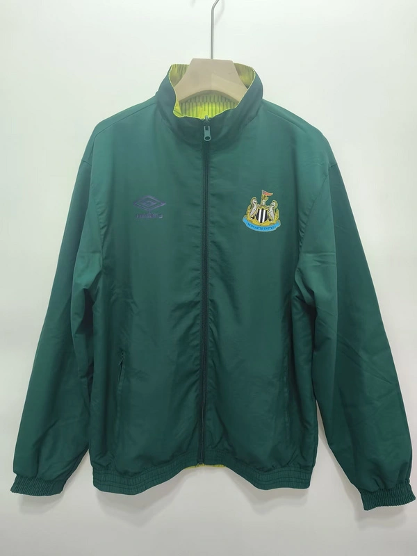 Newcastle United Retro Reversible Double-Sides Windbreaker Jacket 1991