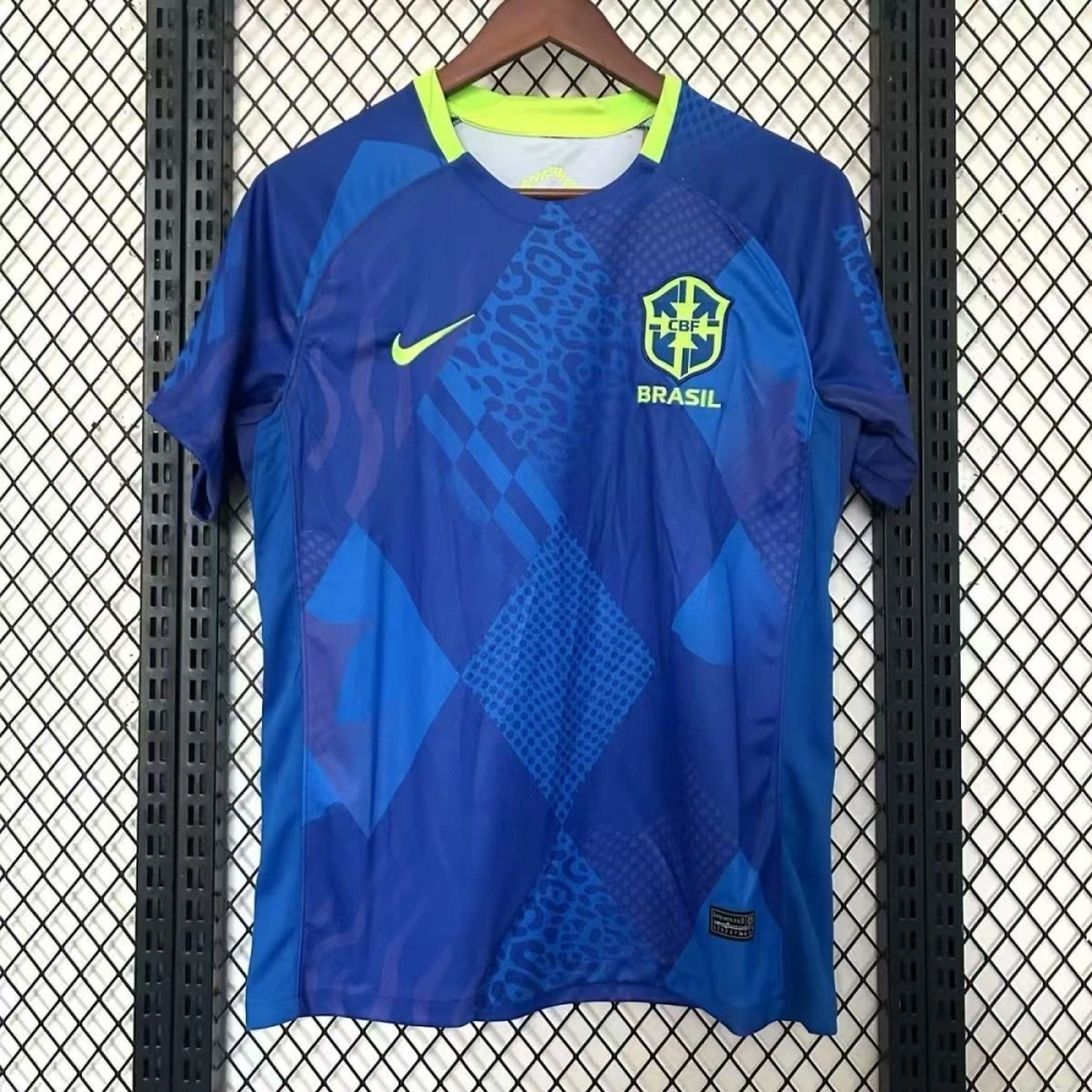 Brazil Soccer Jersey Away Custom Shirt 2025