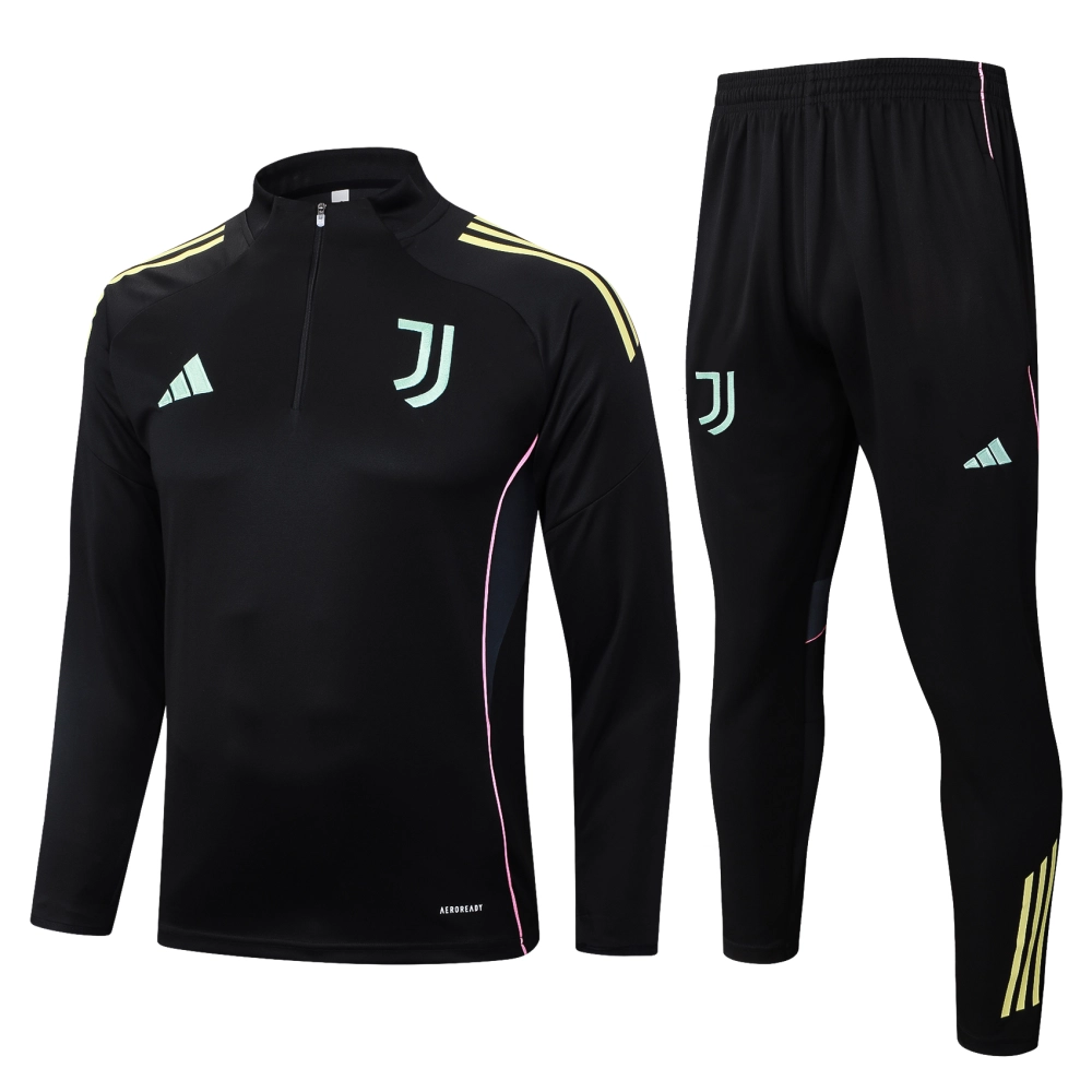 Juventus Training Kit (Sweatshirt+Pants) Black 2025/26