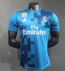 Real Madrid Authentic Retro Jersey Third Away Soccer Shirt 2017/18