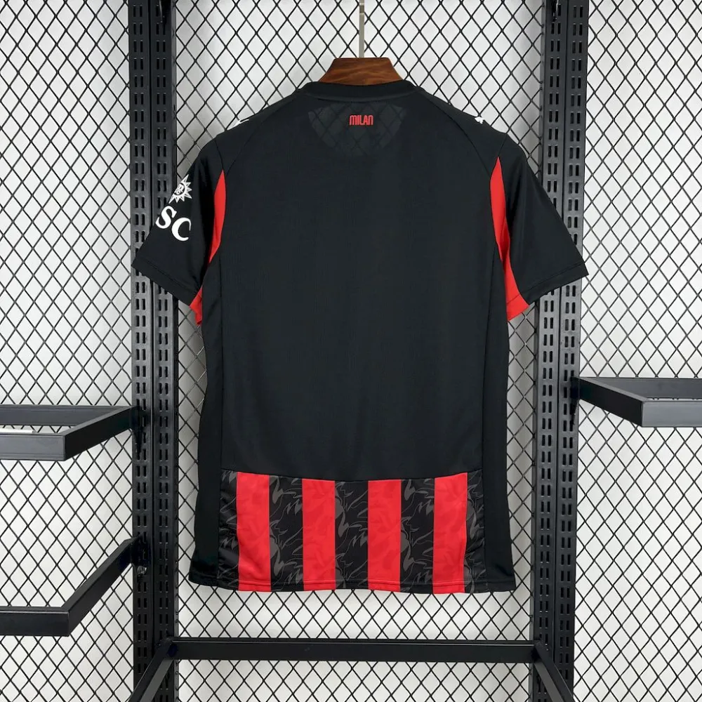 AC Milan Soccer Jersey Home Custom Shirt 2025/26