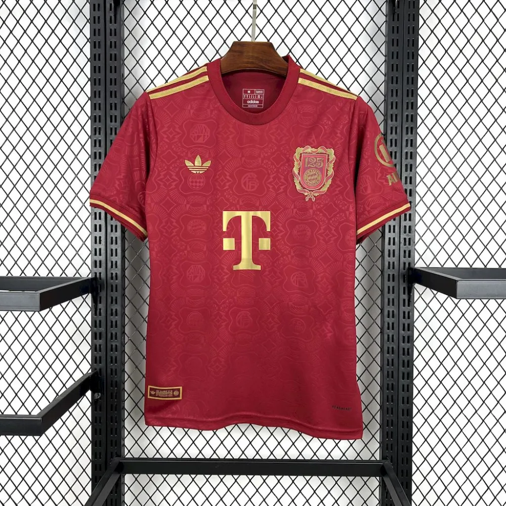 Bayern Munich Soccer Jersey Shirt 2025/26 125th Anniversary