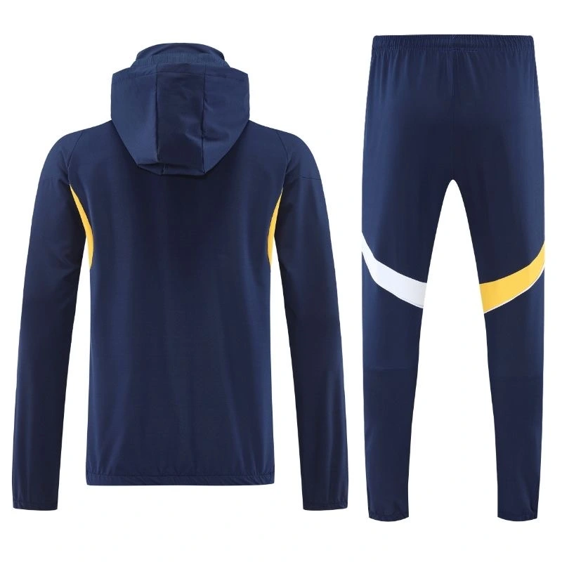 Boca Juniors Windbreaker Hoodie Jacket With Pants Blue 2025-26