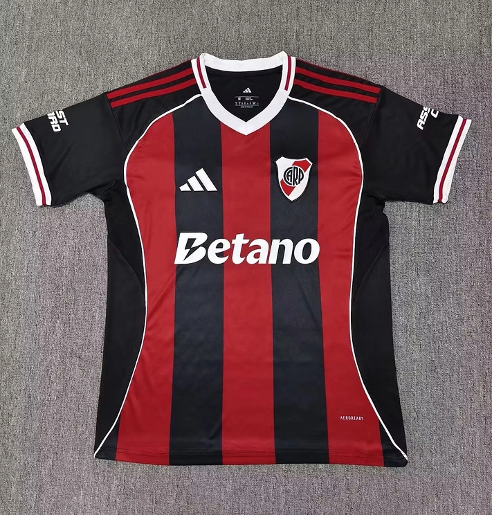 River Plate Soccer Jersey Away Custom Shirt 2025/26 - With Sponsor