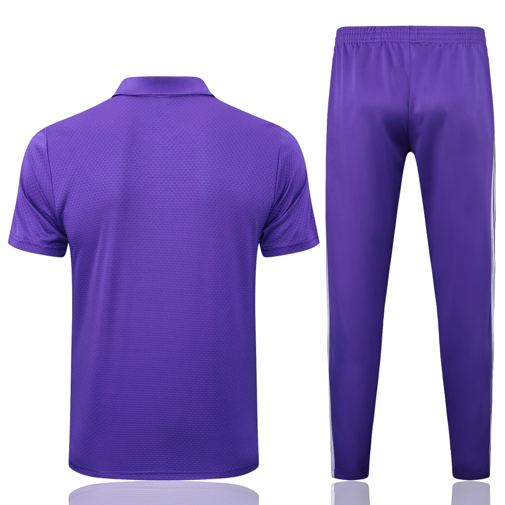 Real Madrid Training Kit (Polo+Pants) Purple 2025/26