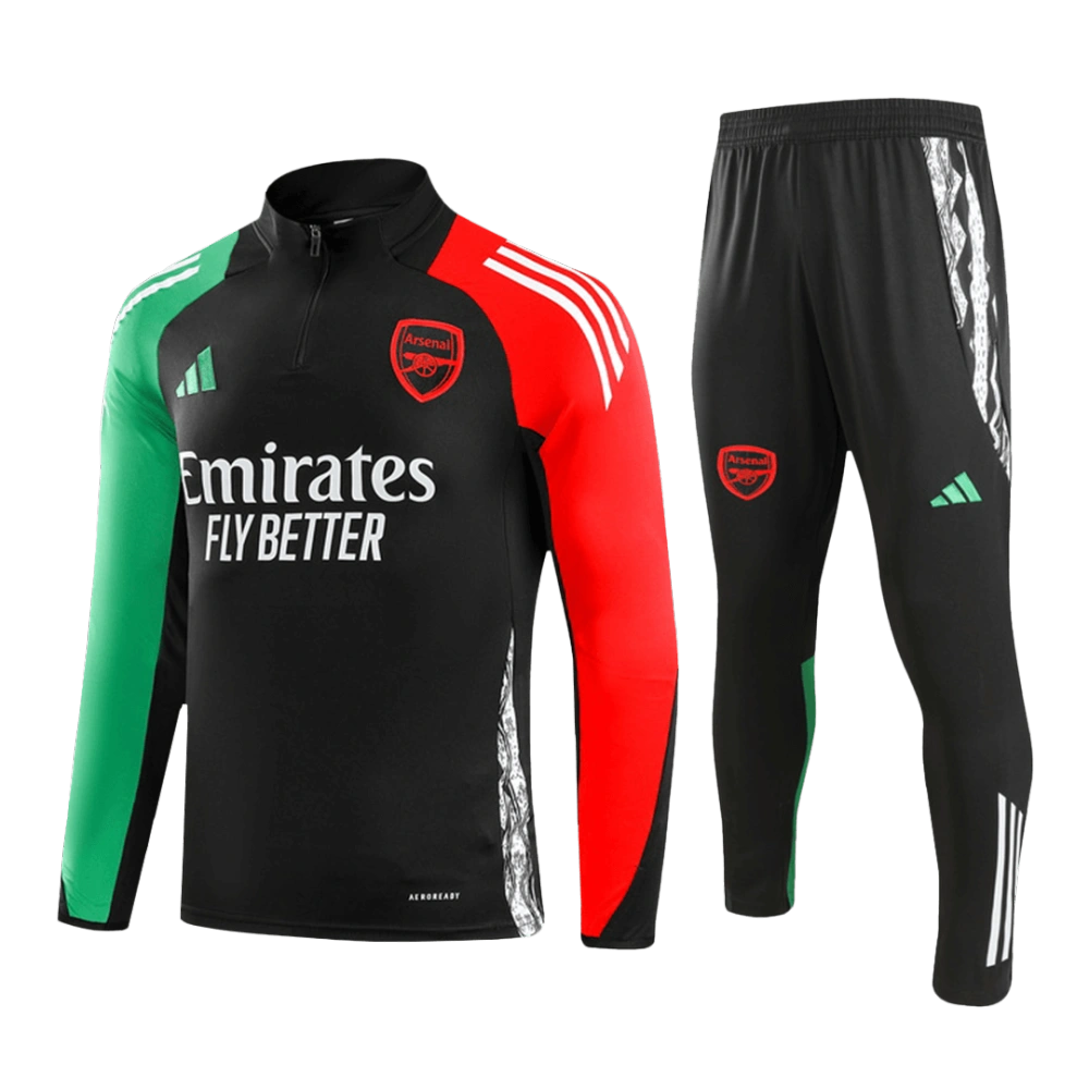 Kids Arsenal Zipper Sweat Kit (Top+Pants) 2024/25