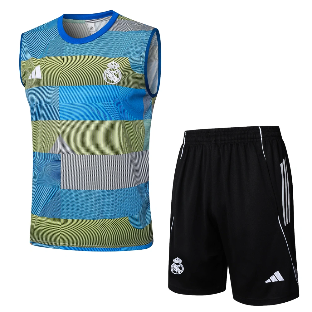 Real Madrid Sleeveless Training Kit Green 2025/26