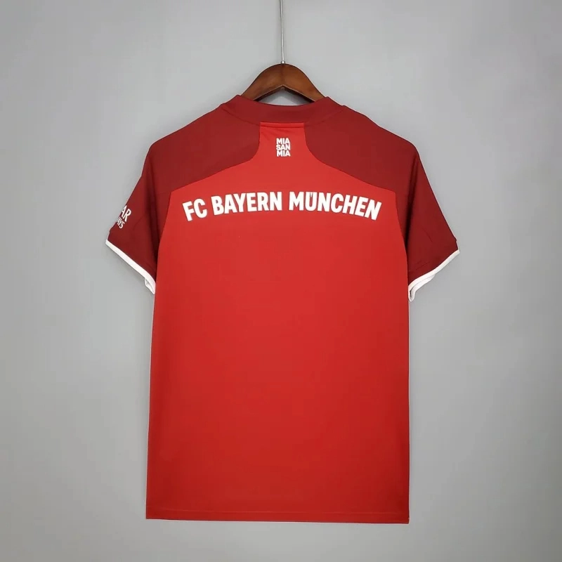 Bayern Munich Retro Jersey Home Soccer Shirt 2021/22